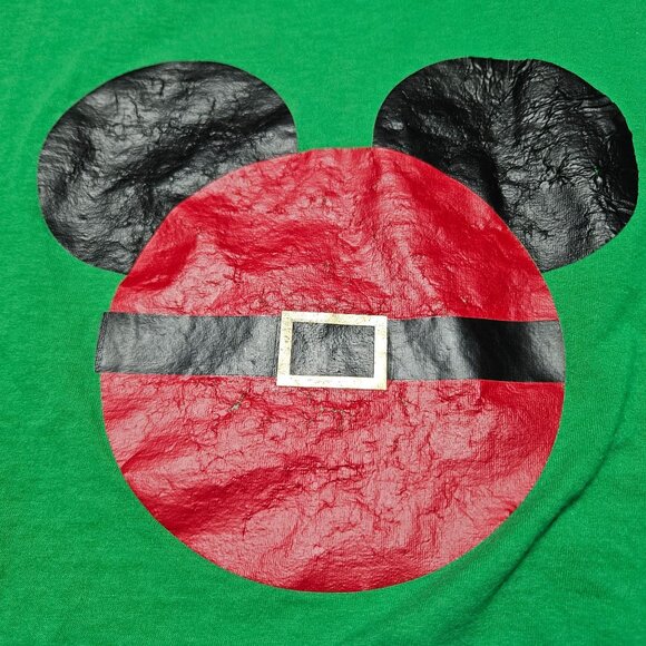 Micky Mouse Pappy T-Shirt Mens Size 2XL Grandpa Grandfather Green Short Sleeve - Picture 5 of 5